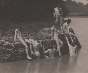 Study for "Swimming" by Thomas Eakins