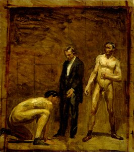 Study for “Taking the Count” by Thomas Eakins