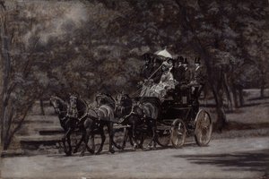 The Fairman Rogers Four-In-Hand (A May Morning in the Park) by Thomas Eakins