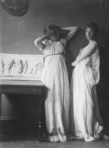 Unidentified Models in Greek Costumes, c. 1883