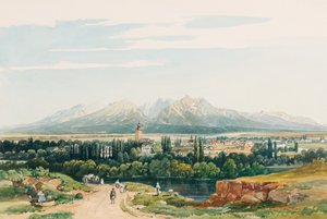 Lomnitz Castle and the Tatra in Hungary