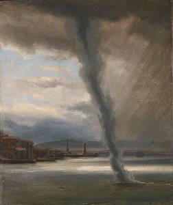 A Waterspout on the Bay of Naples by Thomas Fearnley