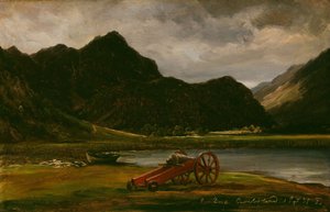 The Cannon at Derwentwater by Thomas Fearnley