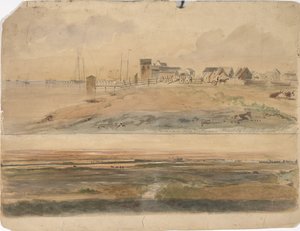 Indianola, Texas and Indianola with Lavaca Point in the Distance, May 16, 1852 by Thomas Flintoff