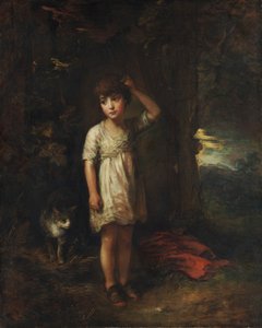 A Boy with a Cat, Morning by Thomas Gainsborough