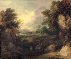 Landscape with Figures, c.1786 by Thomas Gainsborough