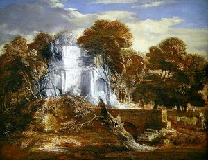 Landscape with a Figure and Cattle by Thomas Gainsborough