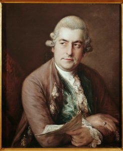Portrait of the German composer Johann Christian Bach
