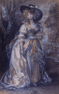 Study of a Lady by Thomas Gainsborough