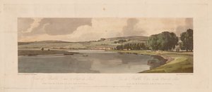 A Selection of Twenty of the Most Picturesque Views in Paris: View of Belle Vue & Pont de Sèvres by Thomas Girtin