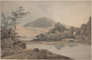 Conwy Castle, North Wales by Thomas Girtin