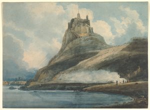 Lindisfarne Castle, Holy Island, Northumberland by Thomas Girtin