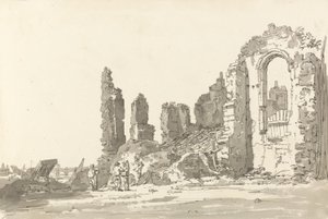 Ruins of the Savoy Palace, London by Thomas Girtin