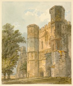 The Gatehouse of Battle Abbey, Sussex by Thomas Girtin