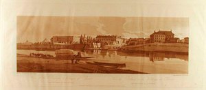 View of the Palace and Village of Choisi on the Banks of the Seine