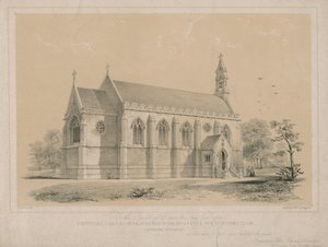 Proposed chapel to be attached to the Hospital for Consumption by Thomas Goldsworth Dutton