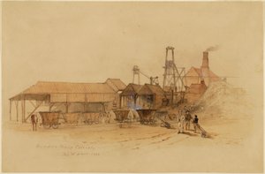 Burdon Main Colliery by Thomas H. Hair