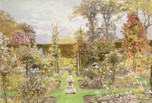 The Sun Dial in the Rose Garden