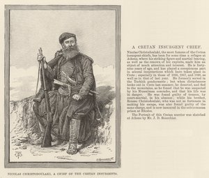 Nicolas Christodoulaki, a Chief of the Cretan Insurgents by Thomas Harrington Wilson