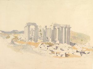 The Temple of Apollo at Bassae by Thomas Hartley Cromek