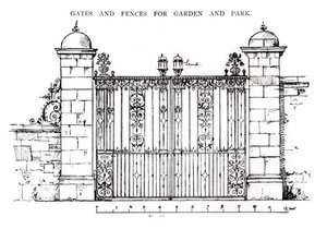 Gates and fences for garden and park, from 