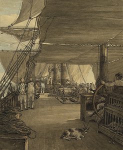 Scene Aboard the HMS 