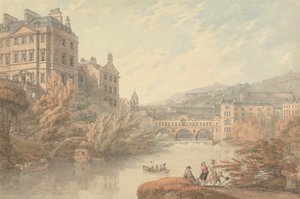 View of Bath from Spring Gardens