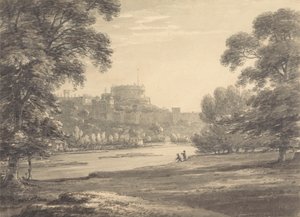 Windsor Castle from the Eton Playing Fields by Thomas Hearne