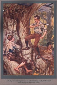 Jack, Whose Temper Was on All Occasions Rash, Had Struck Fiercely Upon the Bees Nest