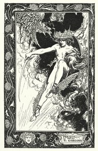 Perseus and Gorgons by Thomas Heath Robinson
