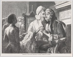 Scandal, from Illustrated London News, February 15, 1851 by Thomas Heaviside