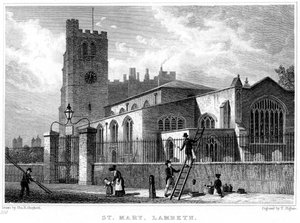 Church of St Mary, Lambeth, London by Thomas Higham