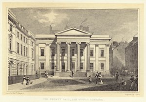 The County Hall, and Signet Library by Thomas Hosmer (after) Shepherd