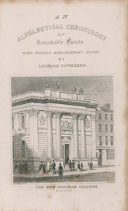 An Alphabetical Chronology of Remarkable Events by Thomas Hosmer Shepherd