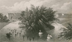 An Island on the Lake and Part of Cornwall and Clarence Terrace, Regent