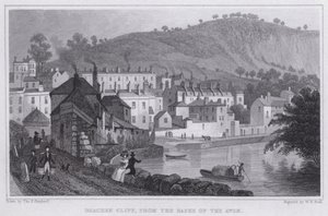 Beechen Cliff, from the Banks of the Avon by Thomas Hosmer Shepherd