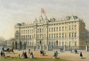 Buckingham Palace, engraved by Bachelier
