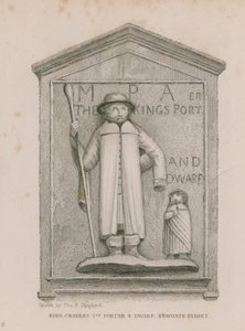King Charles 1st Porter and Dwarf by Thomas Hosmer Shepherd