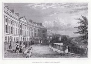 Lansdown Crescent, Bath by Thomas Hosmer Shepherd