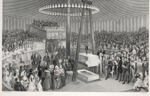 Laying the first stone of the New Royal Exchange, from 