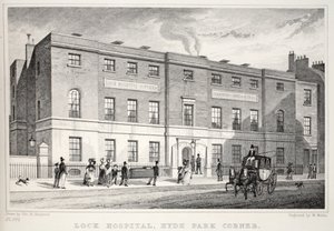 Lock Hospital, Hyde Park Corner, from 