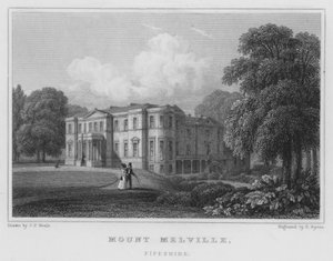 Mount Melville, Fifeshire by Thomas Hosmer Shepherd