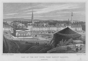 Part of the New Town, from Ramsey Gardens, Edinburgh by Thomas Hosmer Shepherd