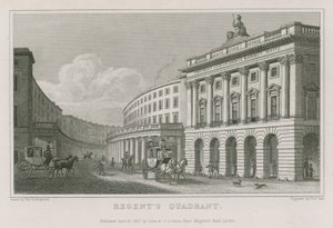 Quadrant, Regent Street, London by Thomas Hosmer Shepherd