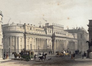 The Bank of England, engraved by Louis-Jules Arnout, pub. 1854 by E. Gambart and Co.