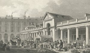 The N.W. Facade of the New Covent Garden Market by Thomas Hosmer Shepherd