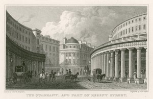 The Quadrant and Part of Regent Street, London by Thomas Hosmer Shepherd
