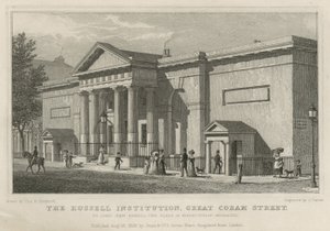 The Russell Institution, Great Coram Street, London by Thomas Hosmer Shepherd