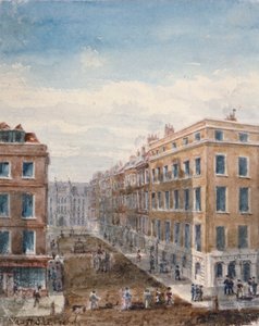 View of King Street, looking north from Cheapside to the Guildhall, City of London