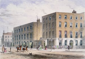 View of Soho Square and the Catholic Chapel